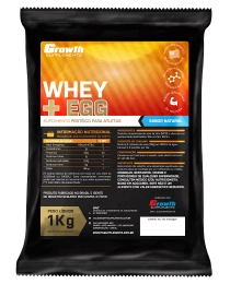 (TOP) Whey e Egg (sabor natural) (1KG) - Growth Supplements